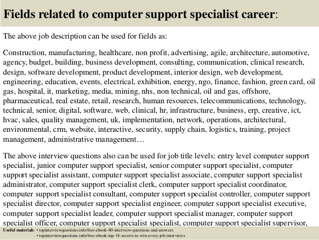 Shepherds spring pharmacy sp10 5de Computer support specialist job duties